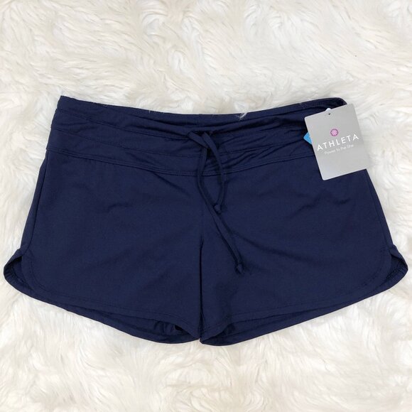 NWT! ATHLETA Fun in the Sun Swim Shorts 413982-16 in Dark Blue S - Picture 4 of 13